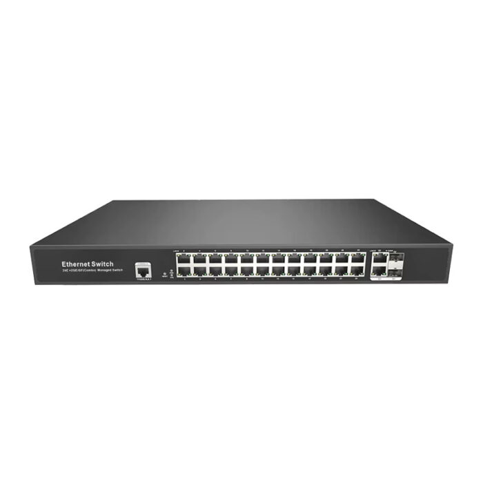L2 Managed switch with 2*1000M TP/SFP Combo ports - Image 3